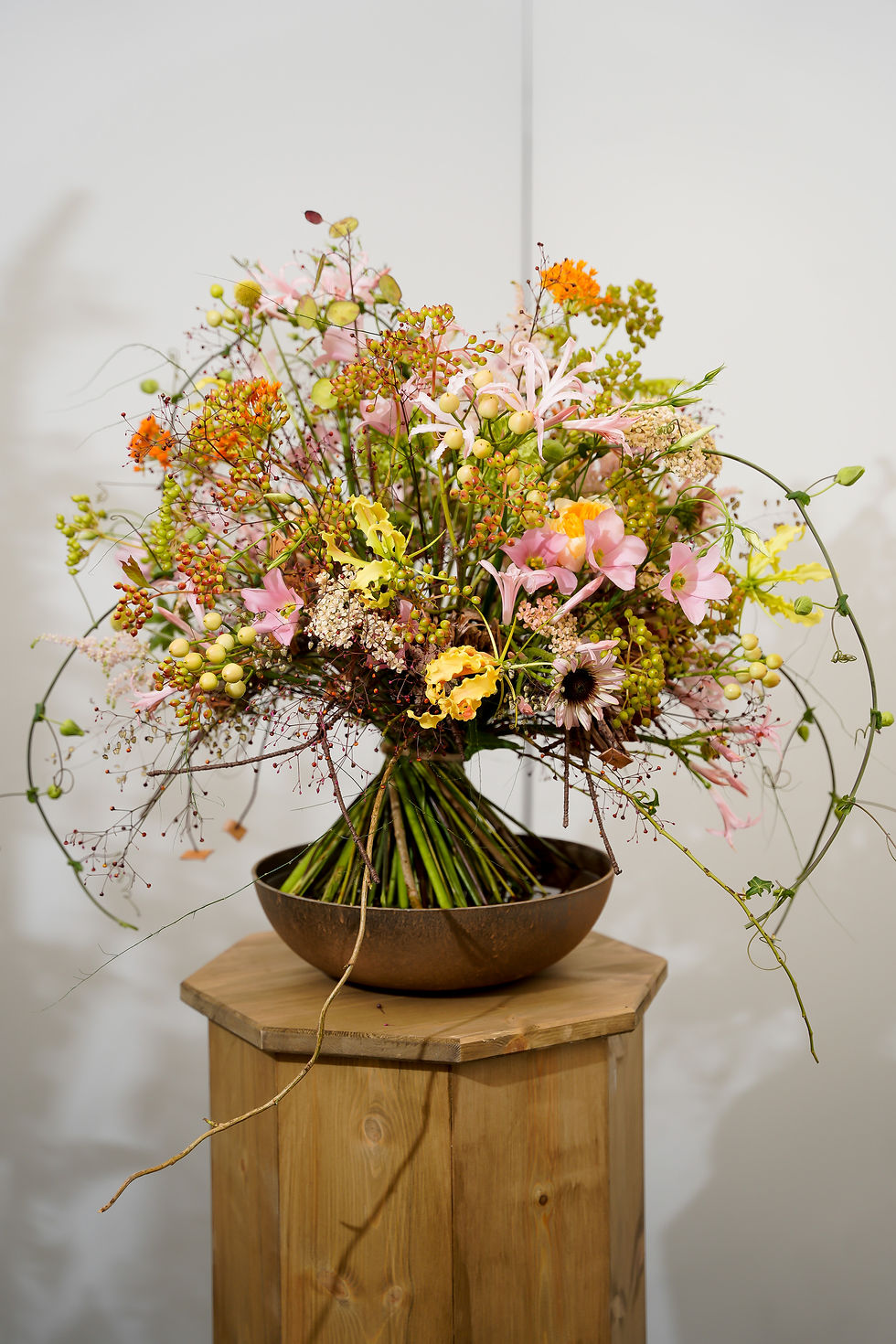 competition flowers in a bowl