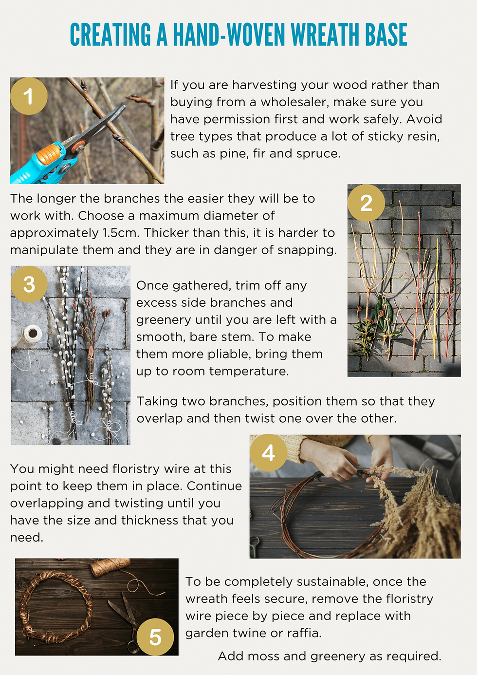 Su Whale provides her step by step guide on creating a hand-woven wreath base that's sustainable and ideal for woodland burials. www.floristrytradeclub.co.uk