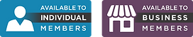 Individual and business membership logos