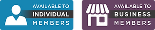 Individual and business membership logos