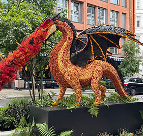 Floral dragon from Chelsea in Bloom 2026