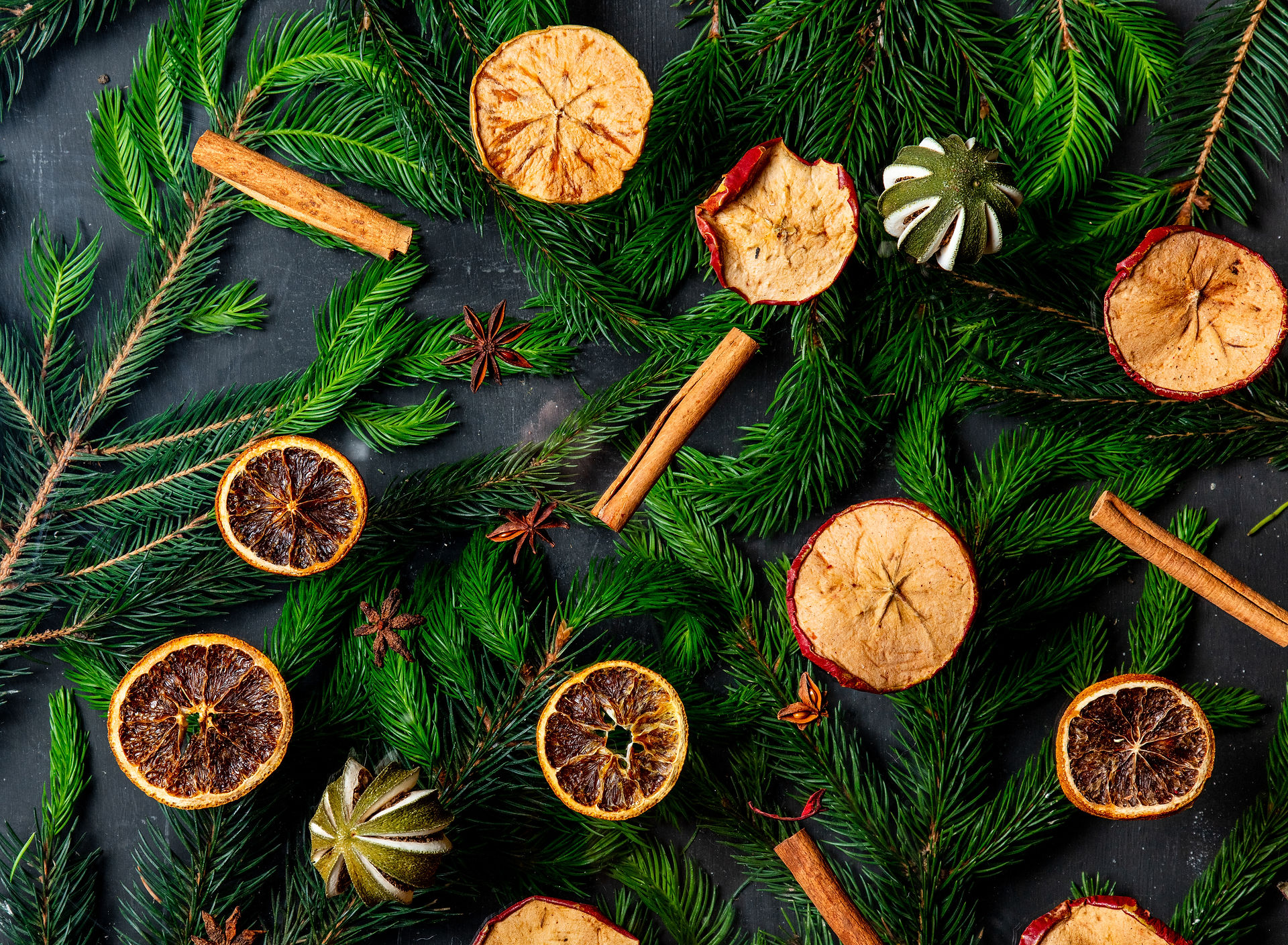 Dried oranges