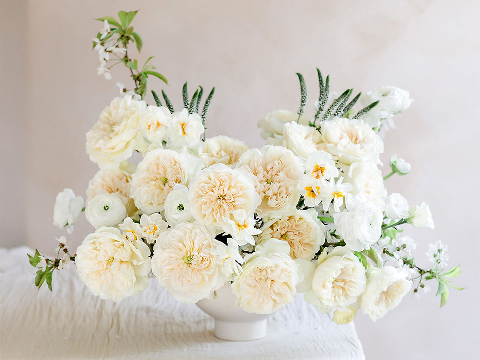 Urn with Rose Enid design