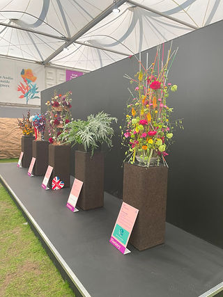 Floral Creation Competition peices from RHS Chelsea Flower Show 2024