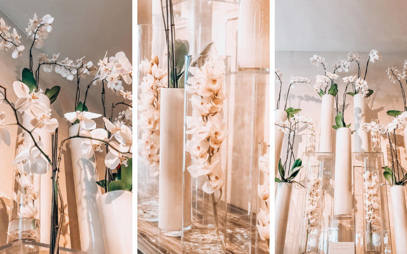 Flowers in vases