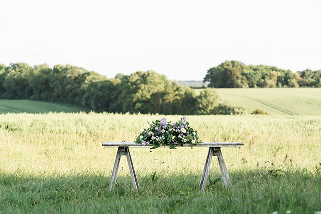 funeral sheaf in field