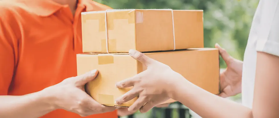 Delivery being made