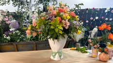 Watch Karen Barnes Discuss the Latest Trends with a Spring Inspired Hand Tied
