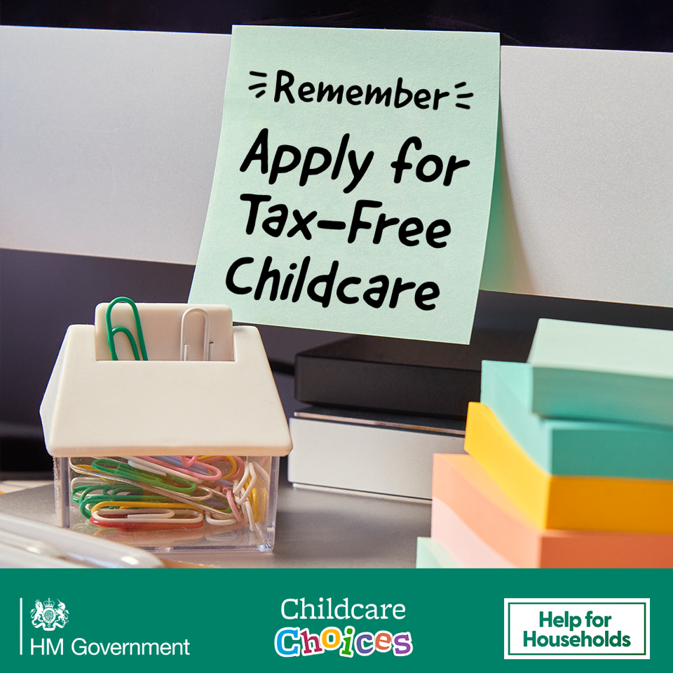 tax-free childcare infographic