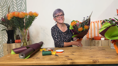 Halloween Pick-up & Go Bouquet with Su Whale