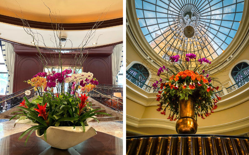 Lobby flowers